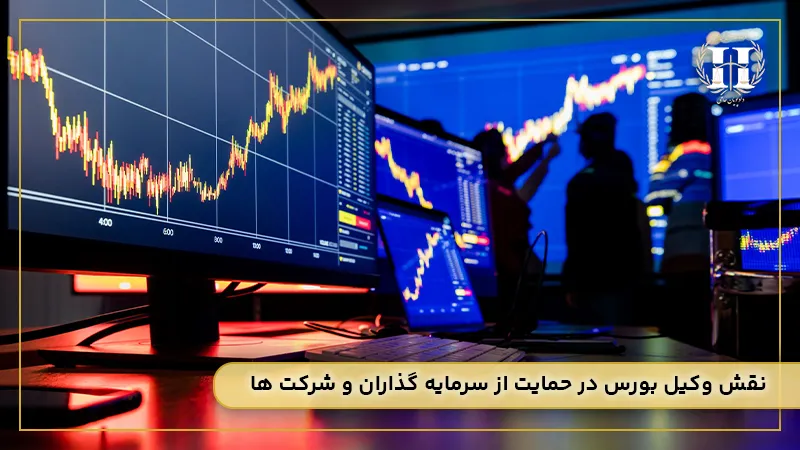 نقش وکیل بورس در حمایت از سرمایه‌گذاران و شرکت‌ها