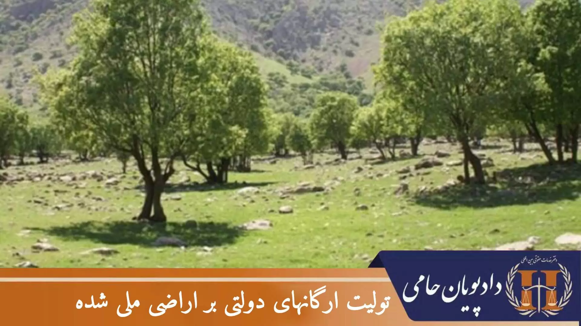 تولیت ارگانهای دولتی بر اراضی ملی شده
