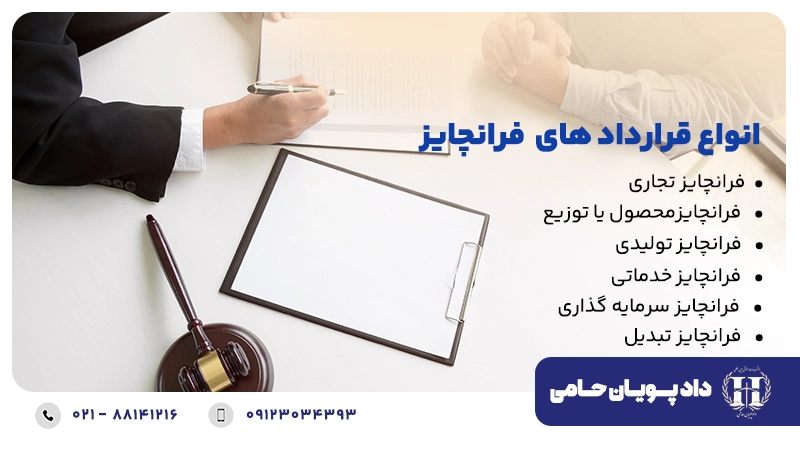 انواع قراردادهای فرانچایز