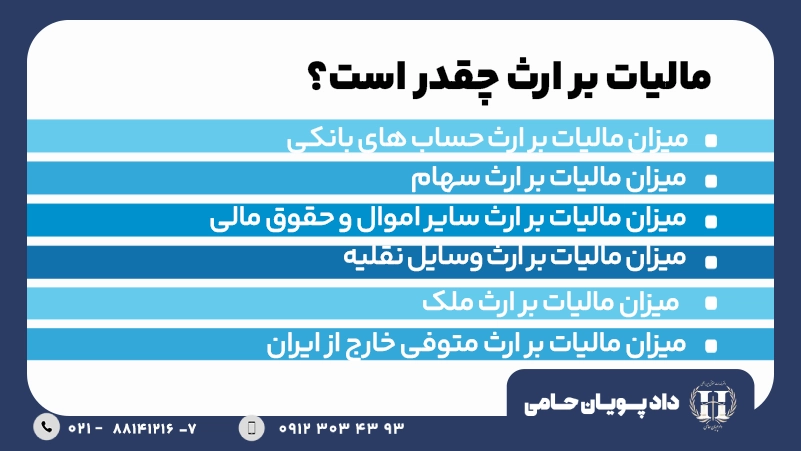 مالیات بر ارث چقدر است؟