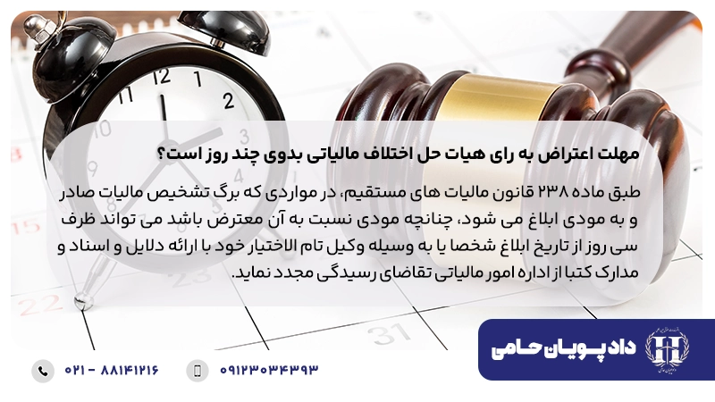 اعتراض به رای هیات بدوی مالیاتی