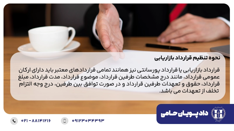 نحوه تنظیم قرارداد بازاریابی