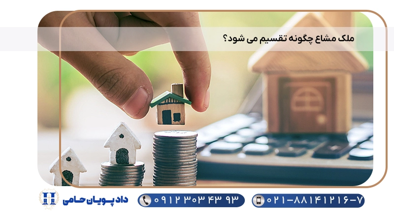 ملک مشاع چگونه تقسیم می شود؟